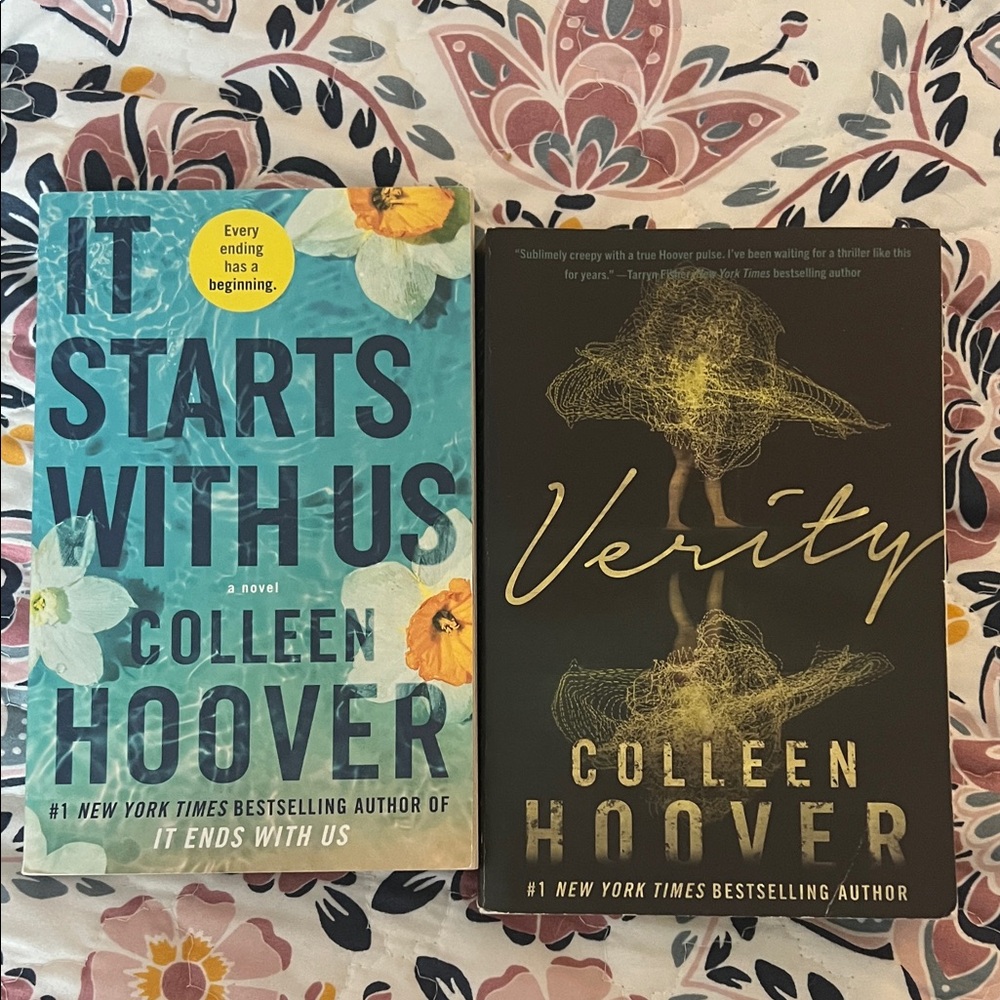 Colleen Hoover Book Pair - It Starts With Us & Verity